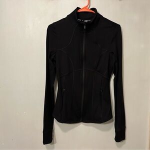 Fabletics Black Cold Weather Full Zip Jacket